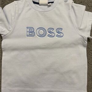 Boss Kids Light Blue Graphic Tee